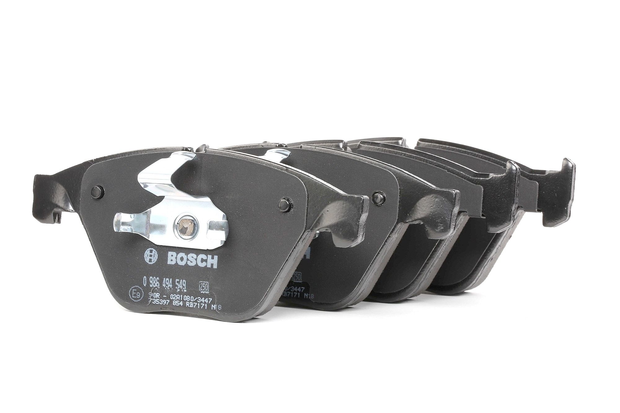 Köp BOSCH Bromsbelägg Produktnummer: 0 986 494 549 till det förmånliga priset av 689,55 kr