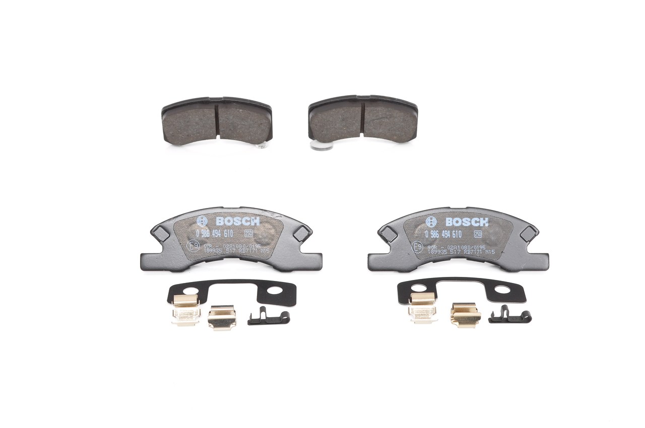 MITSUBISHI 1.2 (A03A) 79 HP Petrol Brake pad set OEM 04465B1010 from BOSCH online zu günstigen Preisen