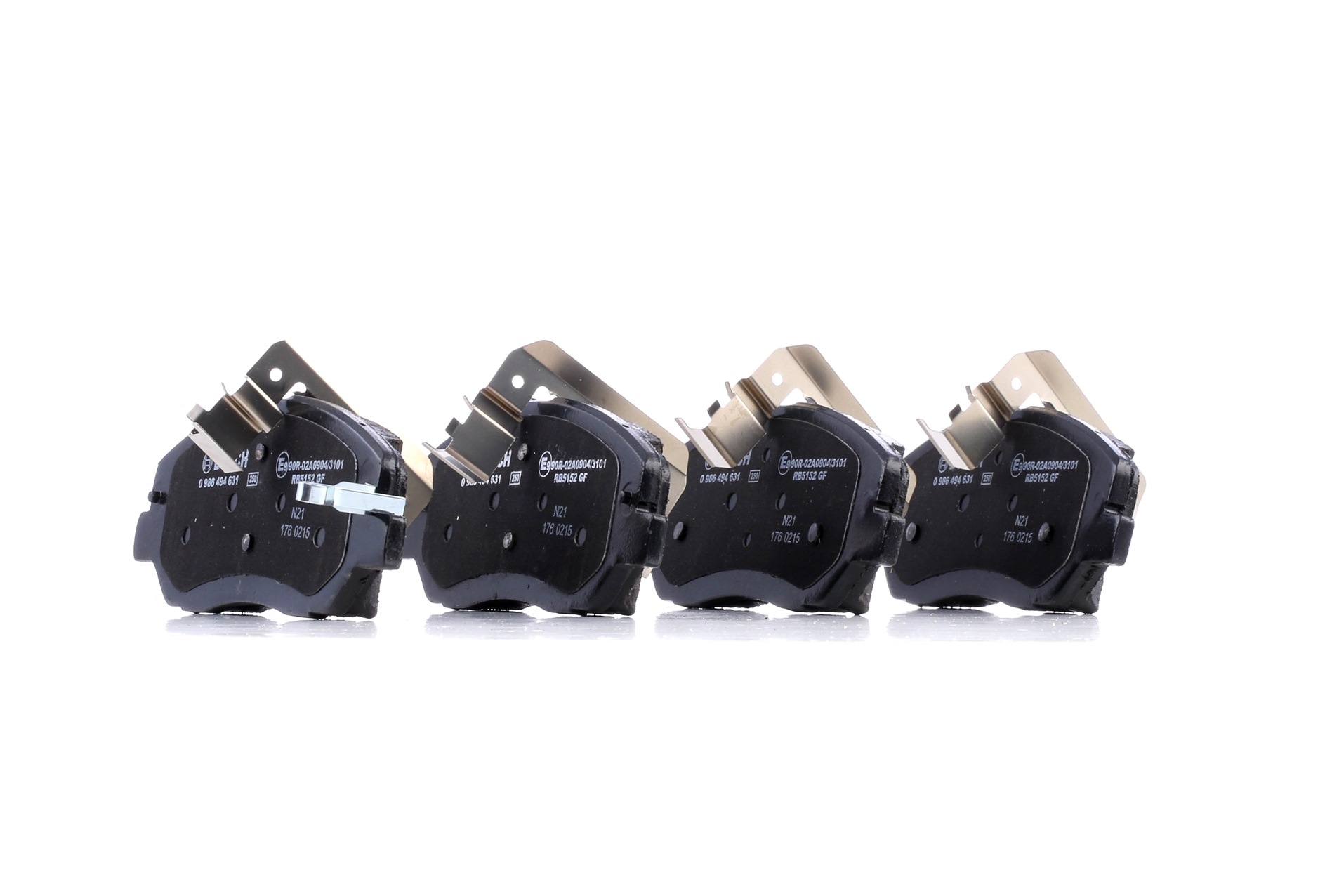 BOSCH Bremsbeläge Produkt Nr.: 0 986 494 631 zum günstigen Preis von 38,07 € kaufen
