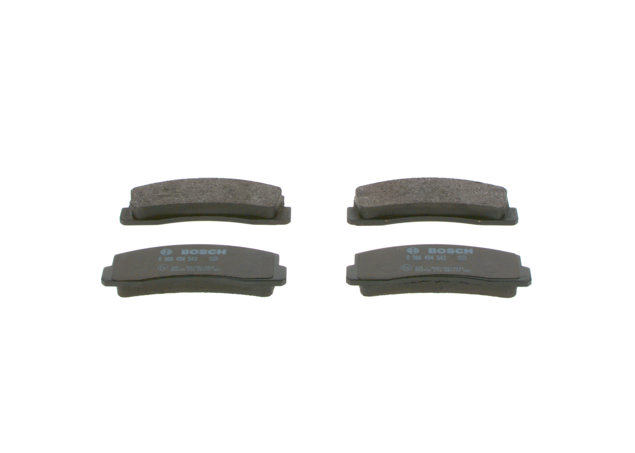 Köp billiga original Bromsbelägg 0 986 494 543 jämförbara med 21213501090 OEM nummer på nätet