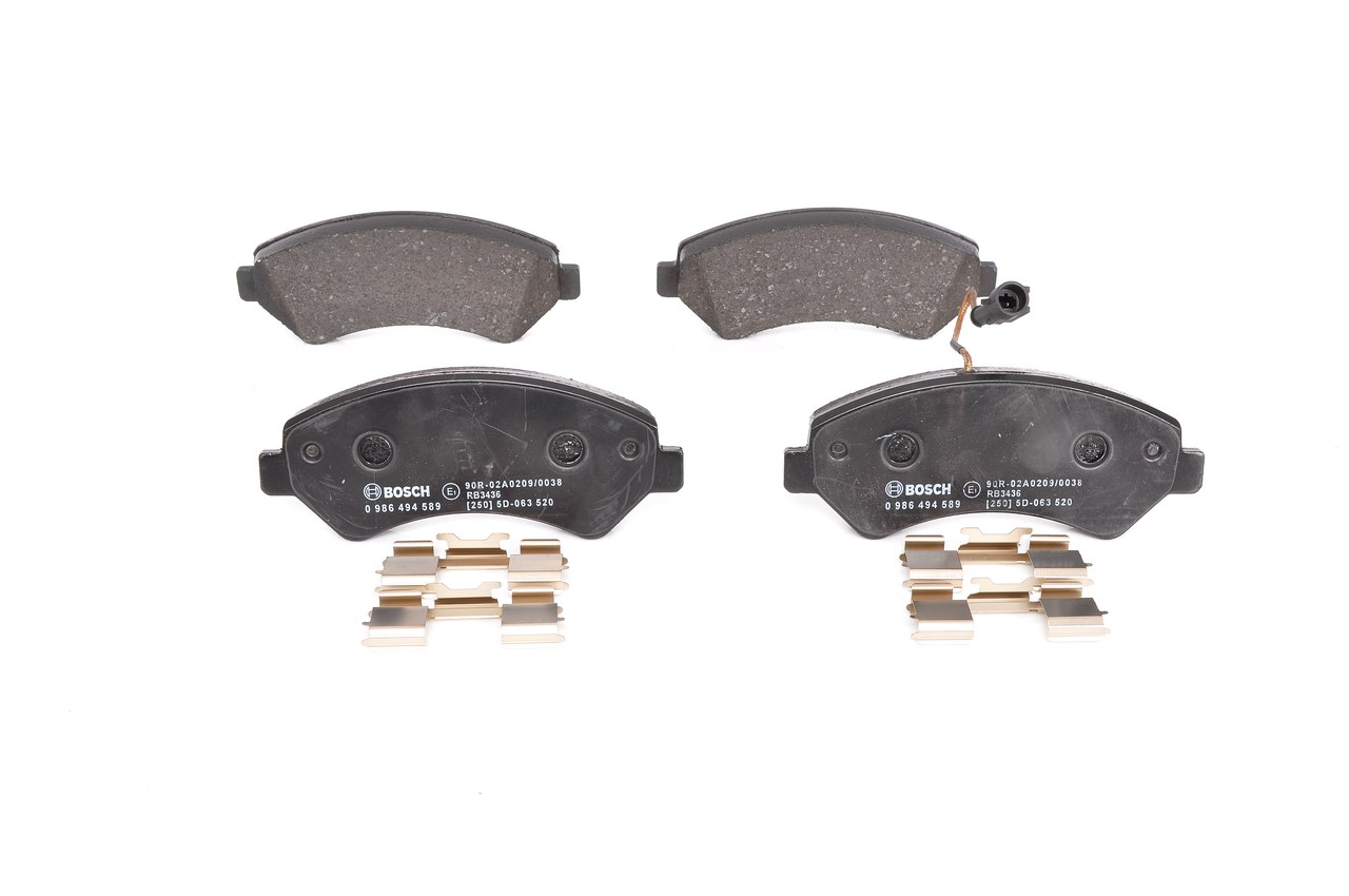 Įsigykite BOSCH Stabdžių kaladėlės Prekės Nr.: 0 986 494 589 už žemiausią 58,56 € kainą