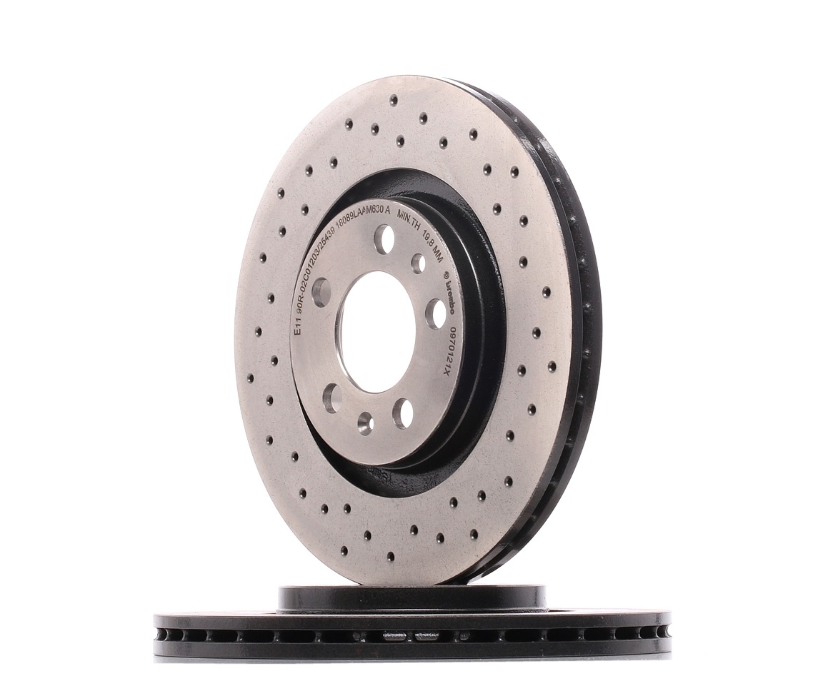 Acquista Disco freno da BREMBO Numero prodotto.: 09.7012.1X al costo di soli 73,83 €