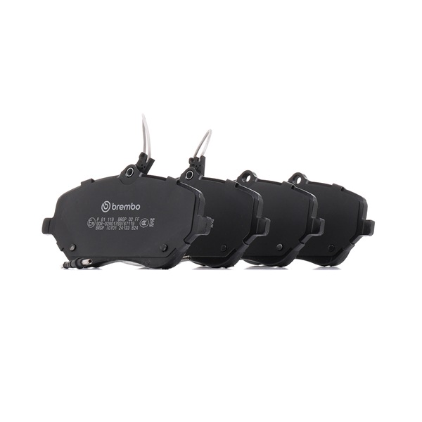 Kupte si levné originální Sada brzdových destiček, kotoučová brzda P 61 119 porovnatelné s E172237 OEM čísly online