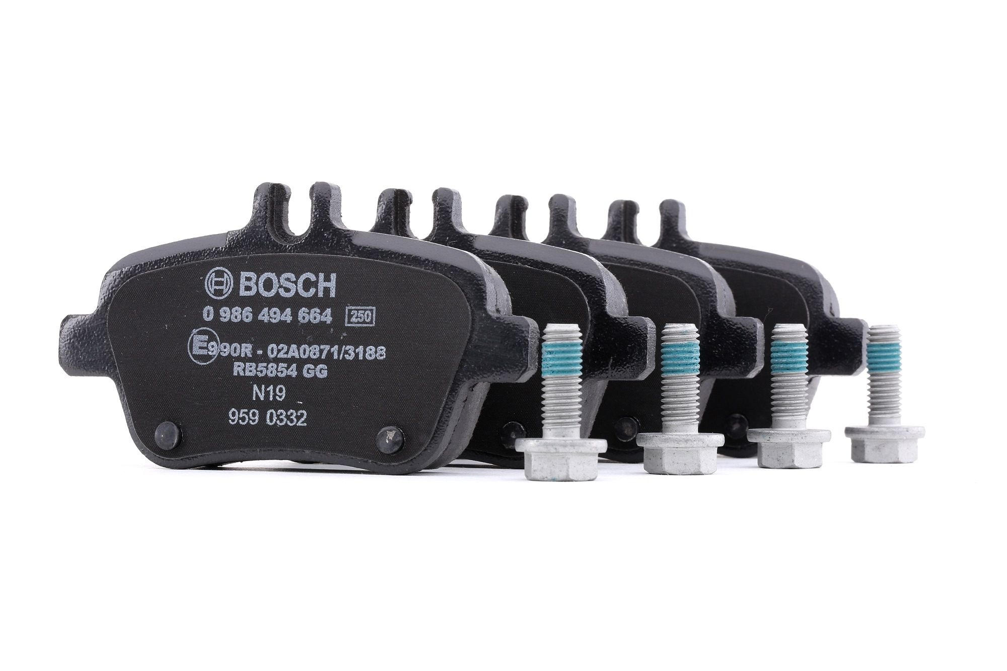 Köp BOSCH Bromsbelägg Produktnummer: 0 986 494 664 till det förmånliga priset av 433,46 kr