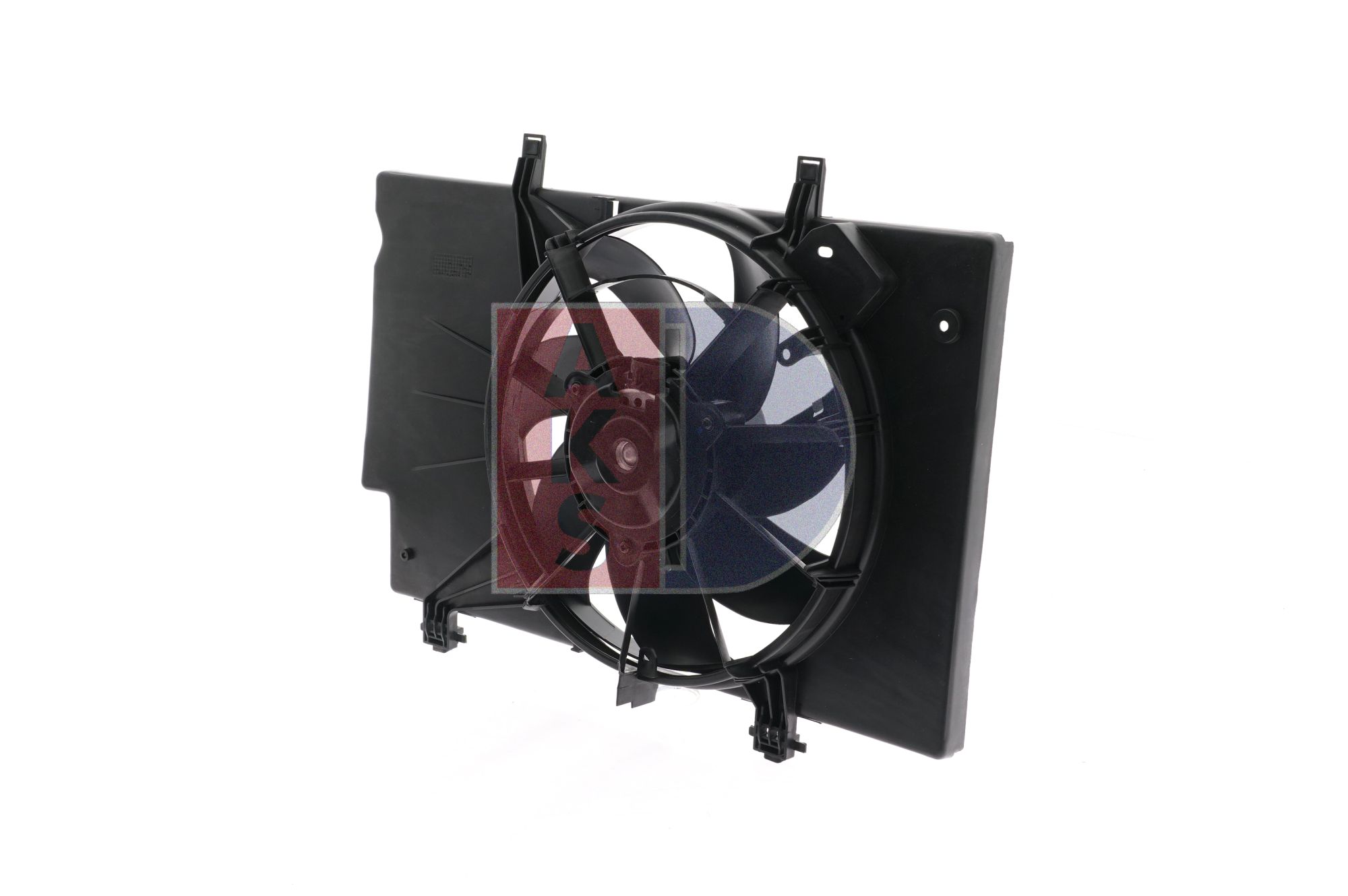 Ford Fiesta Mk6 2014 Radiator cooling fan AKS DASIS OEM 1525891, 1541276, 1557572