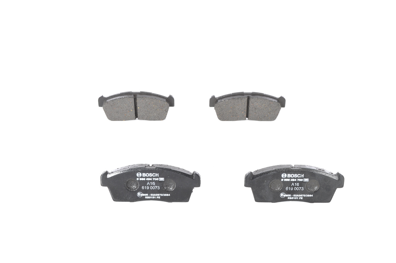 OE Set plăcuțe de frână CITROËN C-ZERO 2012 1606225680, 1610275680, 24423 de la BOSCH