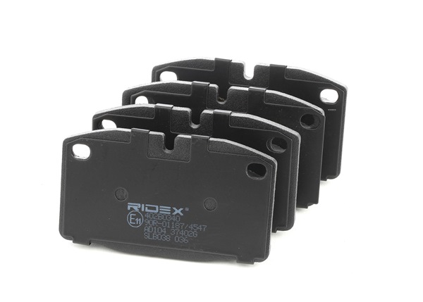 Compre online originais a baixo custo Pastilhas de travão 402B0340 comparáveis com os números OEM 1605704