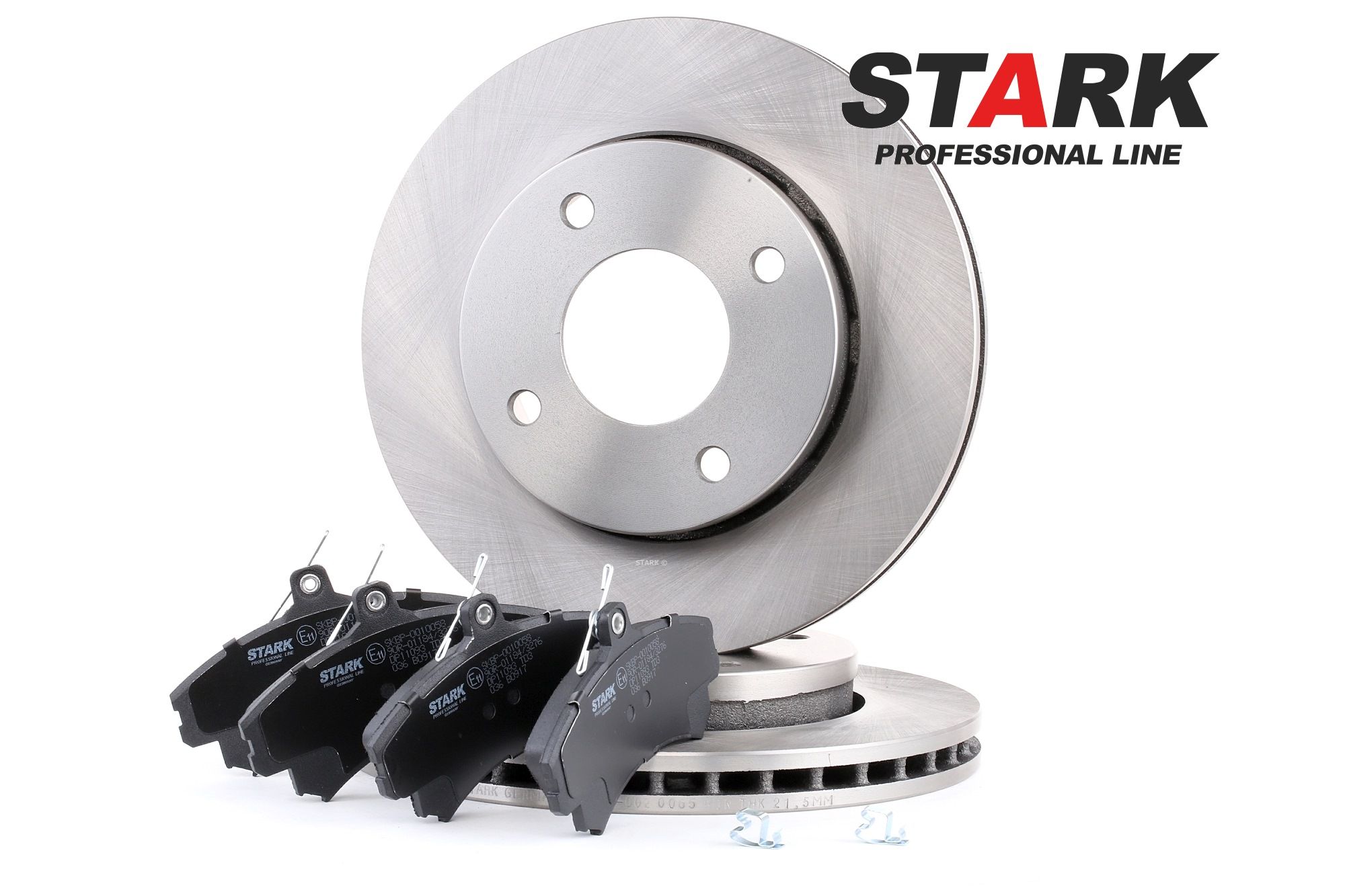 Buy STARK Brake discs and pads set Product No.: SKBK-1090054 at the low price of £ 77,76