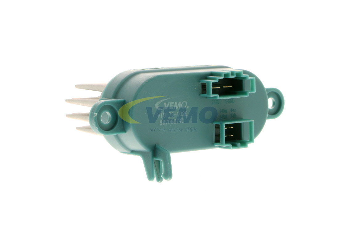 Gebläse, Vorwiderstand PORSCHE in Original Qualität 7L0907521, 7L0907521A, 7L0907521B von VEMO