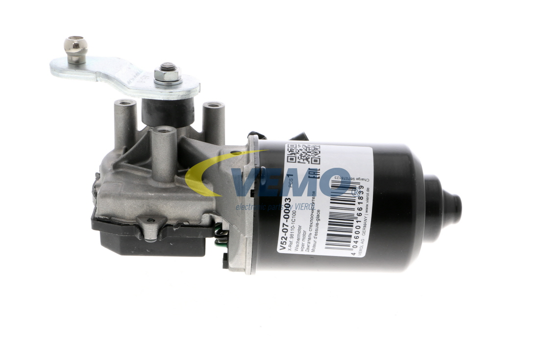 Köp VEMO Vindrutetorkarmotor Produktnummer: V52-07-0003 till det förmånliga priset av 1792,39 kr
