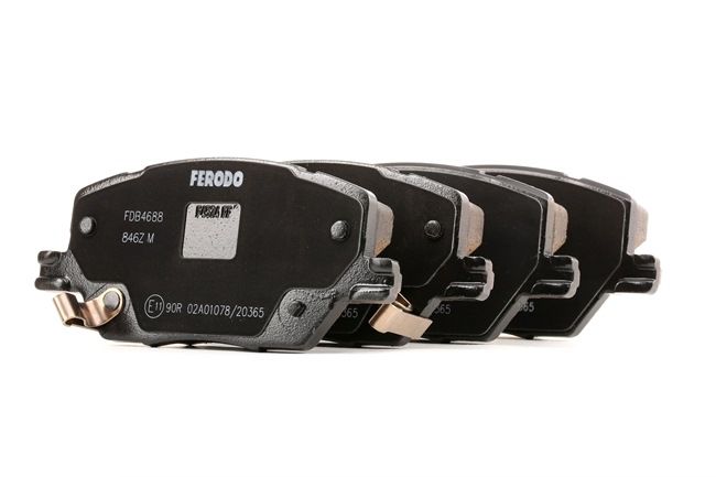 OEM Pasticche dei freni 500X 2019 0000077368211, 52094174, 68273005AA FERODO