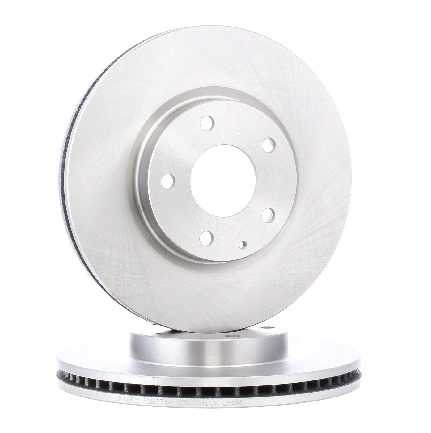Įsigykite RIDEX Stabdžių diskas Prekės Nr.: 82B0760 už žemiausią 40,60 € kainą