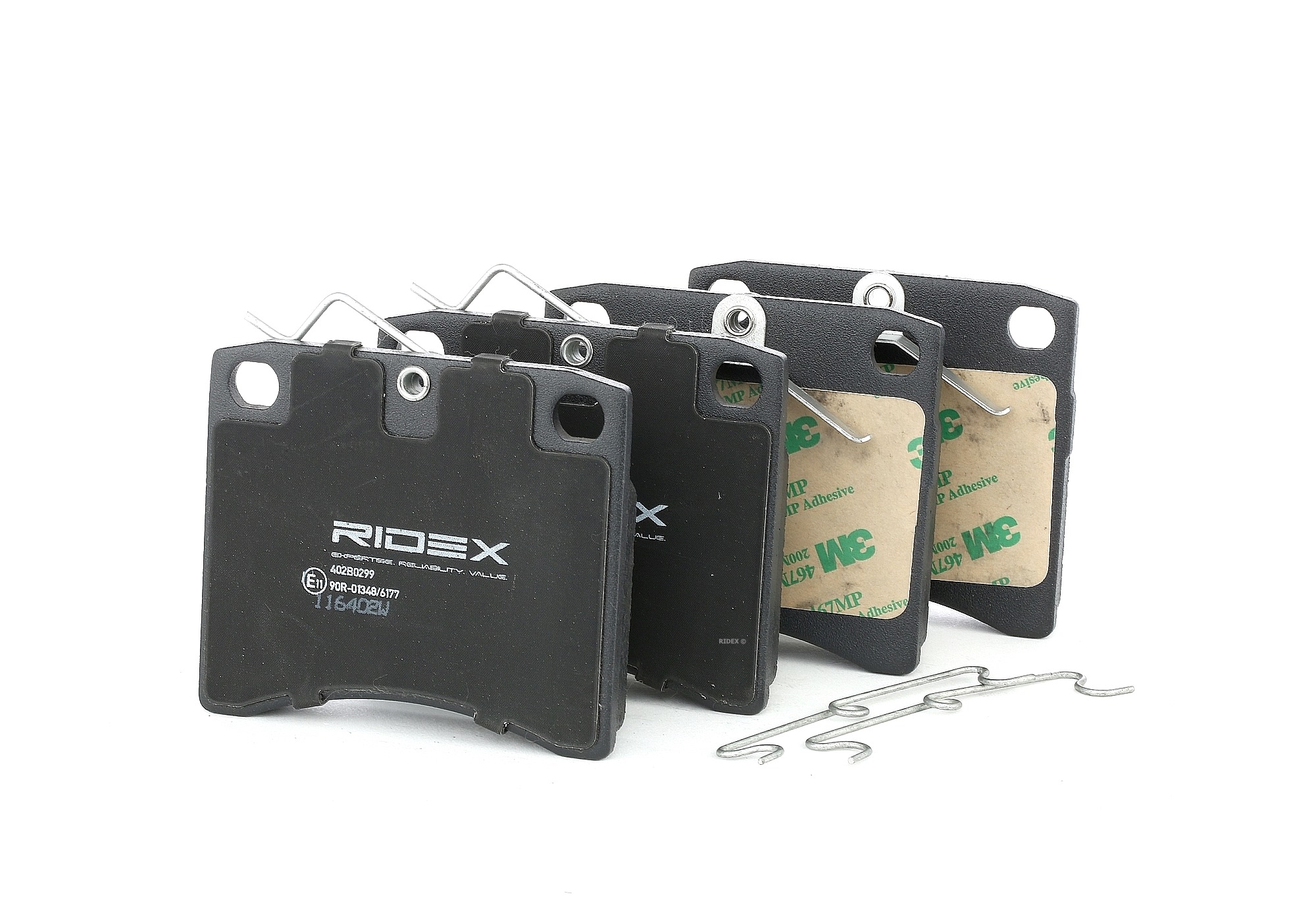 RIDEX Bremsbeläge Produkt Nr.: 402B0299 zum günstigen Preis von 21,43 € kaufen