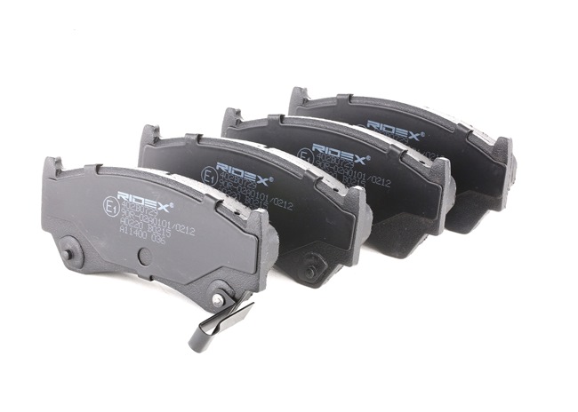 OE NISSAN PRESEA Комплект спирачно феродо, дискови спирачки 1N043328Z, 1N053328Z, 1N203328Z от RIDEX - намалени цени