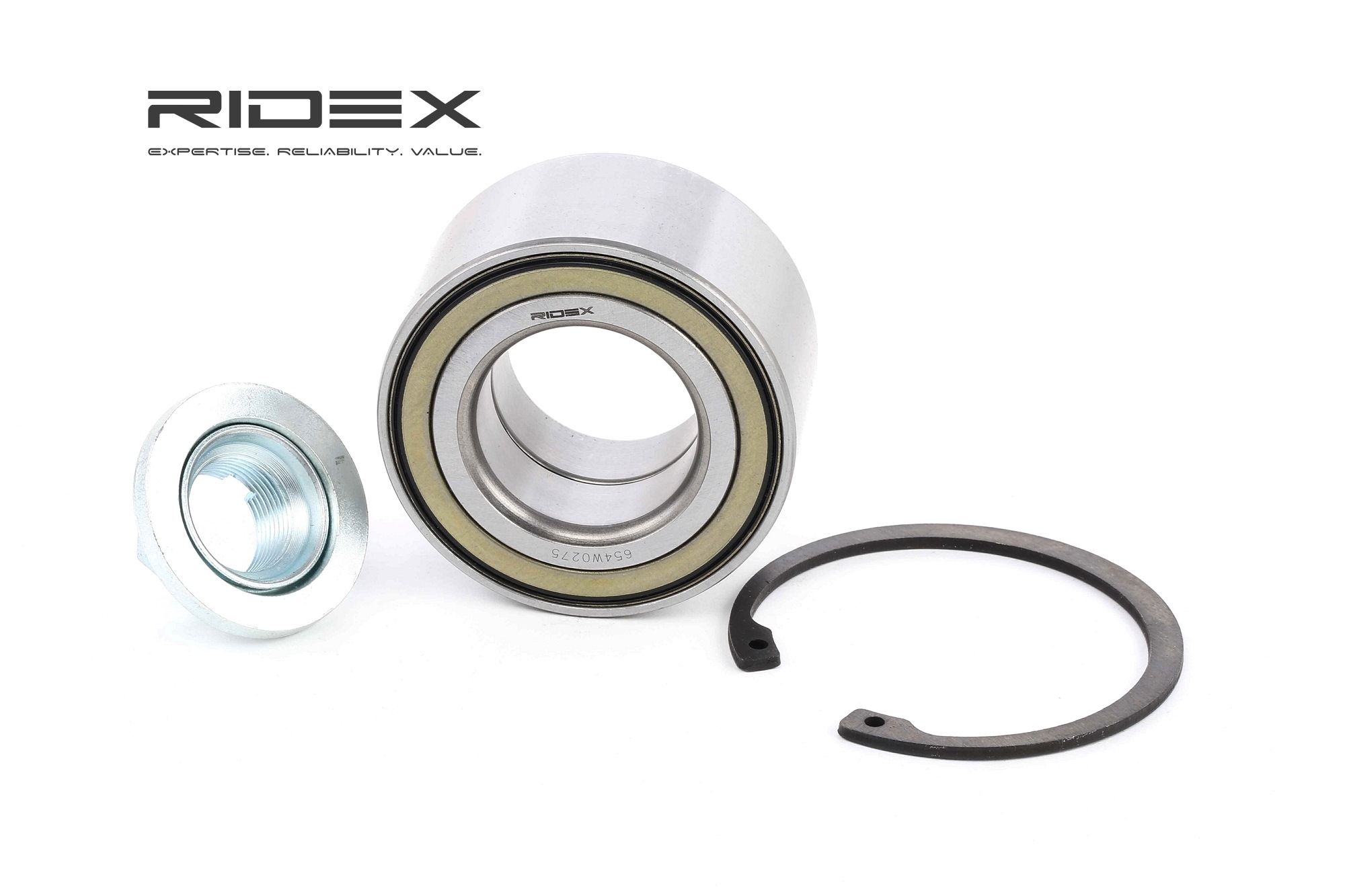 Įsigykite RIDEX Rato guolio komplektas Prekės Nr.: 654W0275 už žemiausią 25,17 € kainą