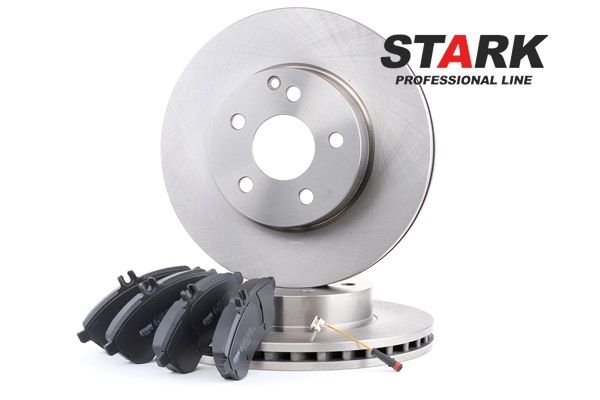 OEM Discuri și plăcuțe de frână Mercedes S204 2009 A2044212512, 0004211112, 0004213012 STARK