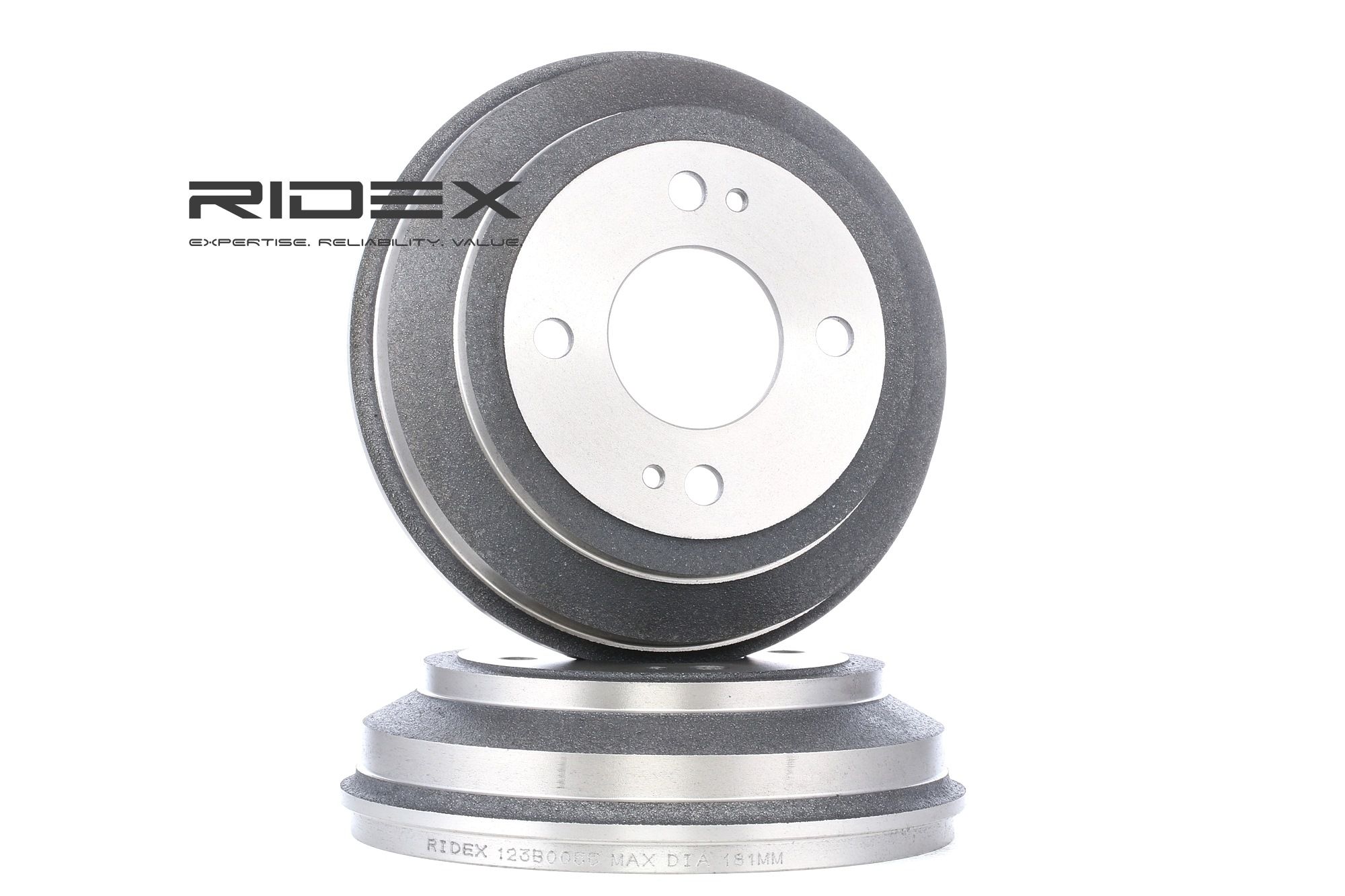 RIDEX Bremstrommel Produkt Nr.: 123B0055 zum fairen Preis von 25,56 CHF erwerben