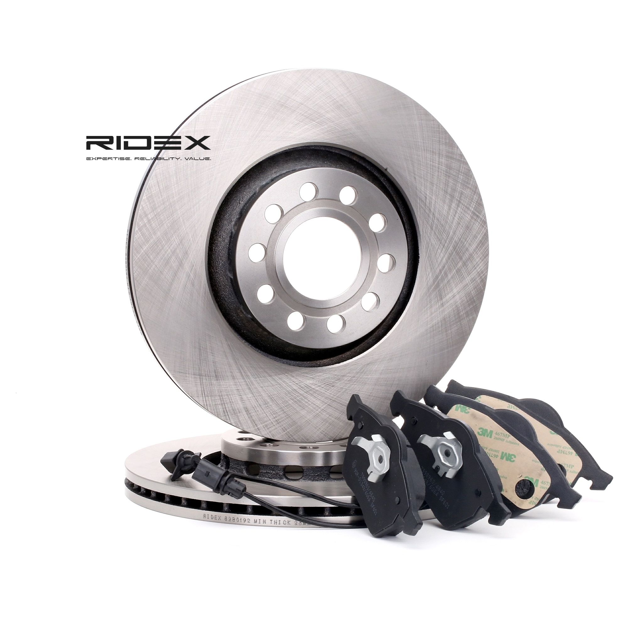 Ostke RIDEX Pidurikomplekt, ketaspidur Toode nr.: 3405B0070 madala hinnaga 99,45 €