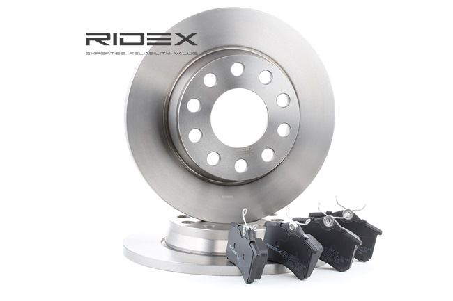 OE JEEP GRAND CHEROKEE 2014 Pidurikettad ja -klotsid 1001096, 1027640, 1027650 pärit RIDEX