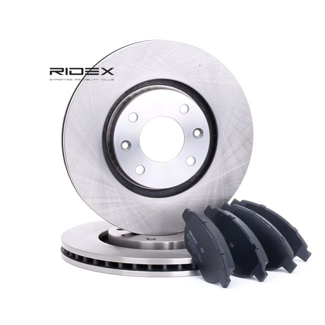 OEM Set frana, frana disc CITROËN 1.6 Bioflex 113 CP Benzina/Etanol 1606401480 de la RIDEX online la un preț incredibil