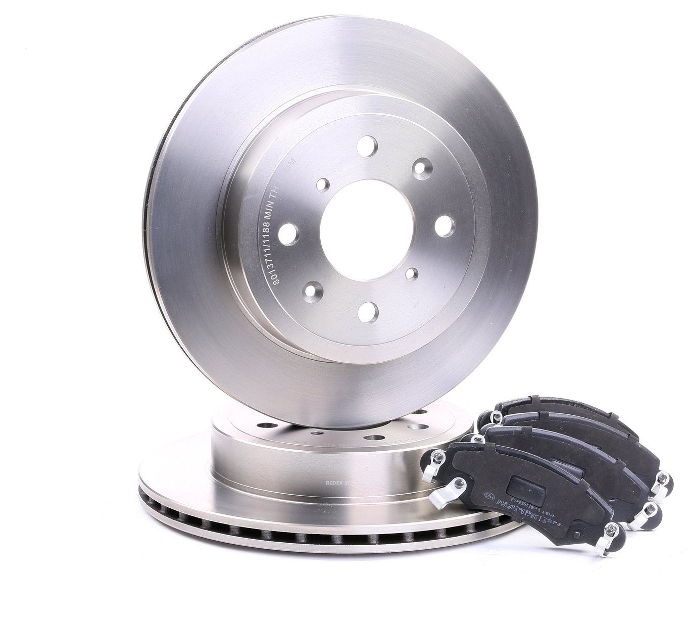 RIDEX Bremsscheiben und -beläge Produkt Nr.: 3405B0145 zum günstigen Preis von 66,25 € kaufen