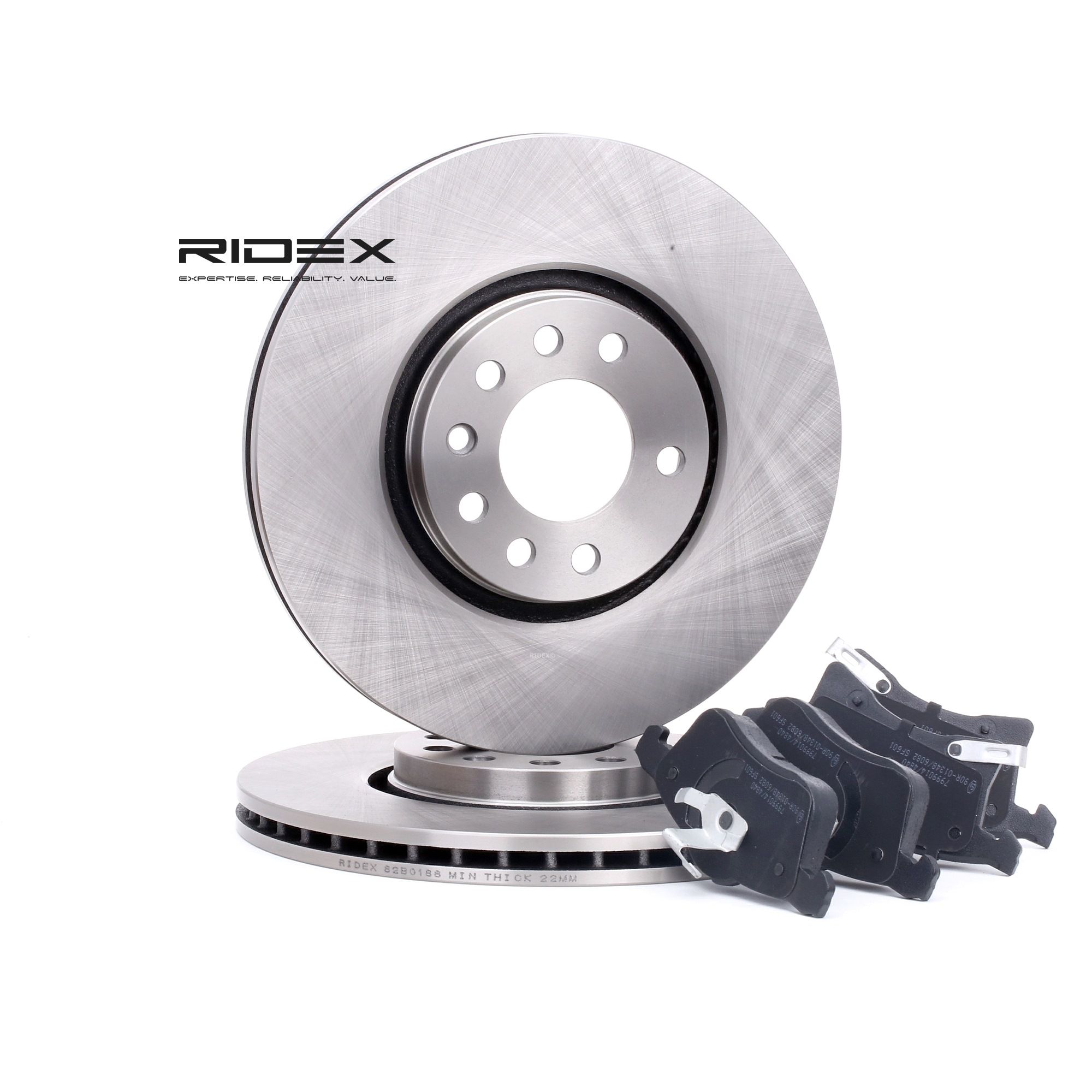 Cumpărați Set frana, frana disc de la RIDEX Număr produs: 3405B0223 la prețul de doar 540,82 lei