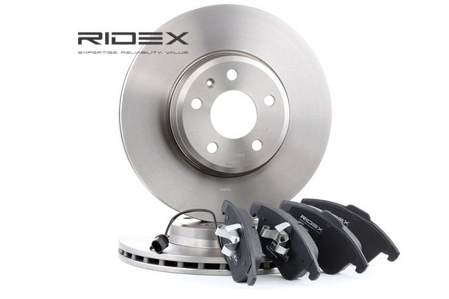 OE MITSUBISHI L 200 2024 Brake discs and pads set 8K0615301, 8K0698151A, 8K0698151F from RIDEX