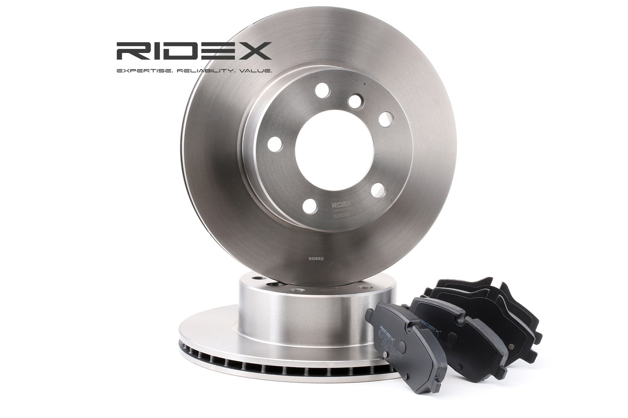 Įsigykite RIDEX Stabdžių rinkinys, diskiniai stabdžiai Prekės Nr.: 3405B0218 už žemiausią 102,23 € kainą