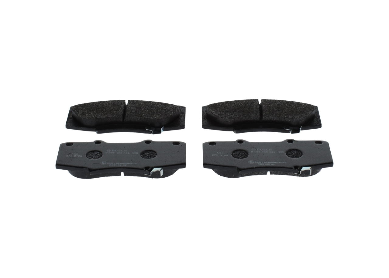 Įsigykite nebrangią originalią Stabdžių kaladėlės 0 986 495 352. sulyginama su 044650K320 OEM numeriais internetu