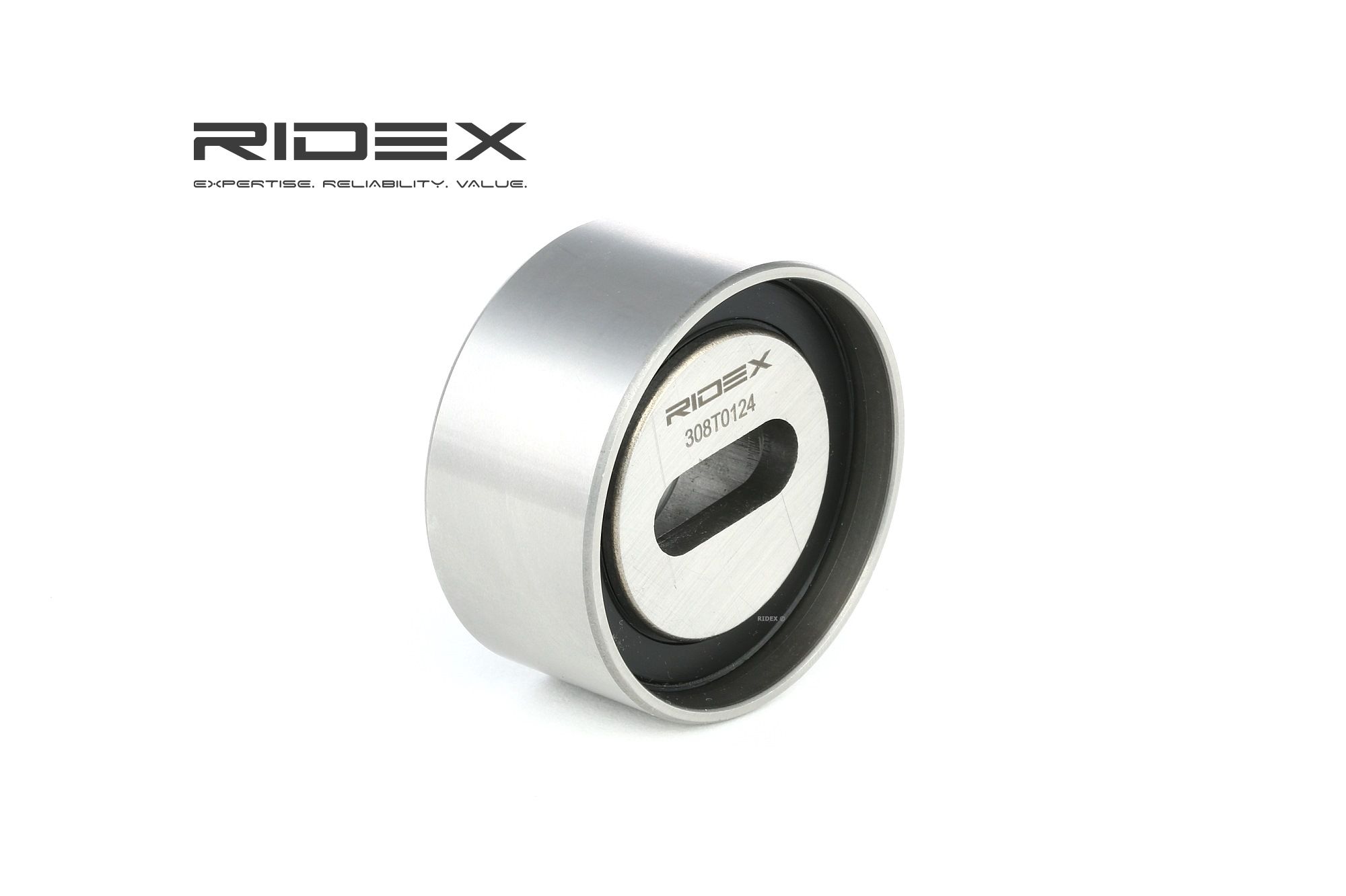 Cumpărați Rola intinzator, curea distributie de la RIDEX Număr produs: 308T0124 la prețul de doar 72,78 lei