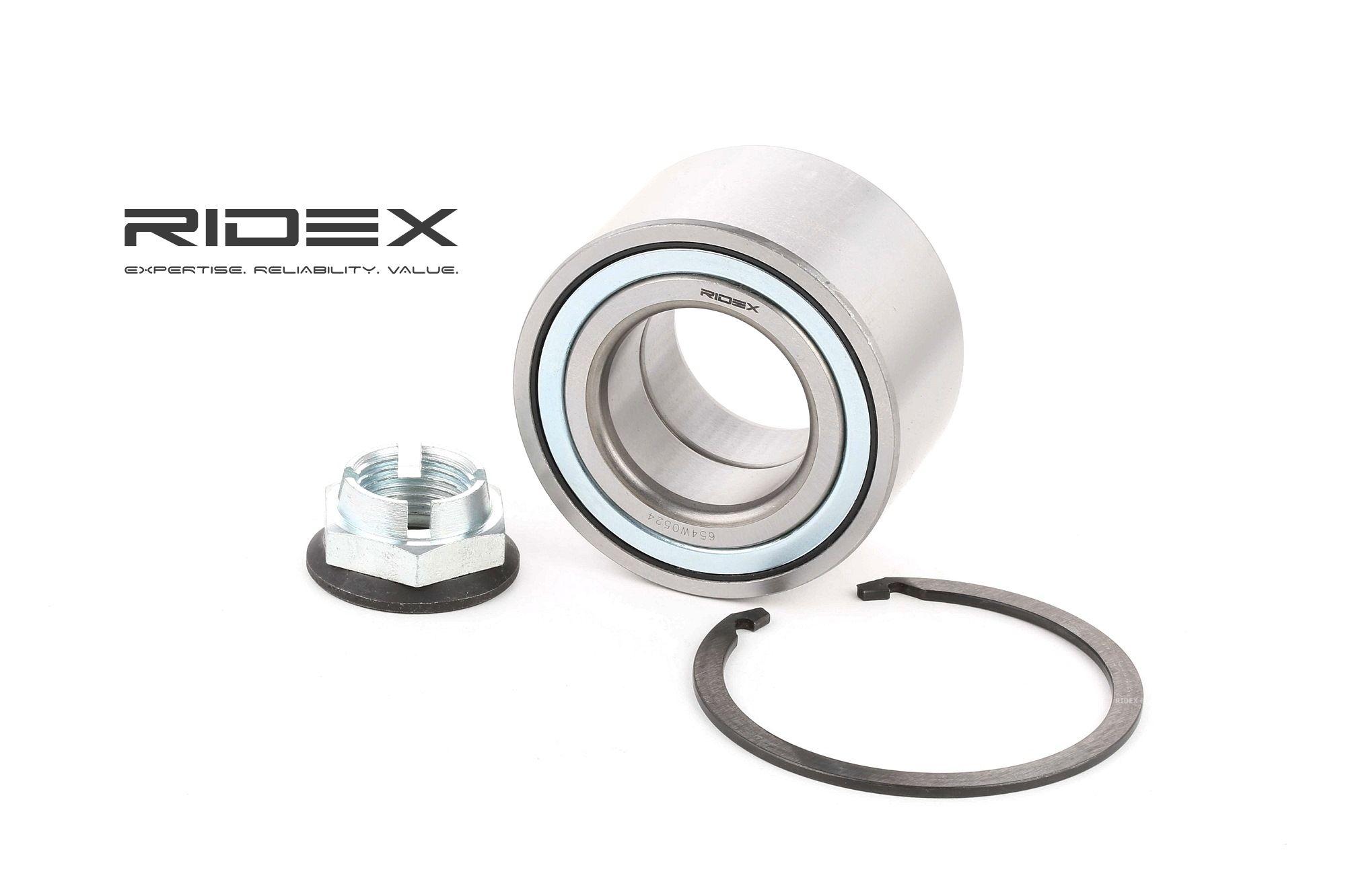 RIDEX 654W0524 WHEEL BEARING KIT Front axle both sides, Rear Axle 
