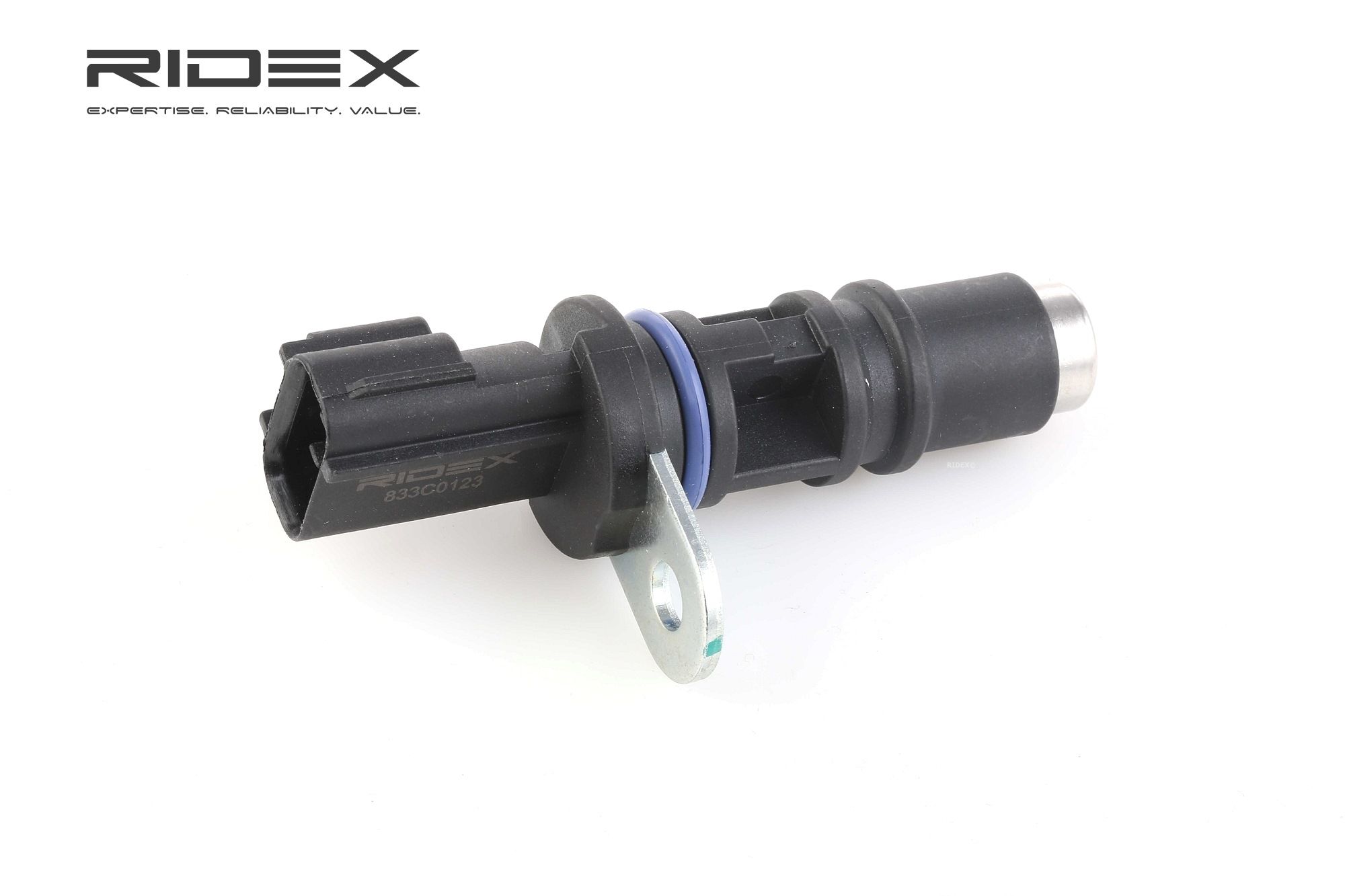 Įsigykite RIDEX Jutiklis, alkūninio veleno impulsas Prekės Nr.: 833C0123 už žemiausią 34,17 € kainą