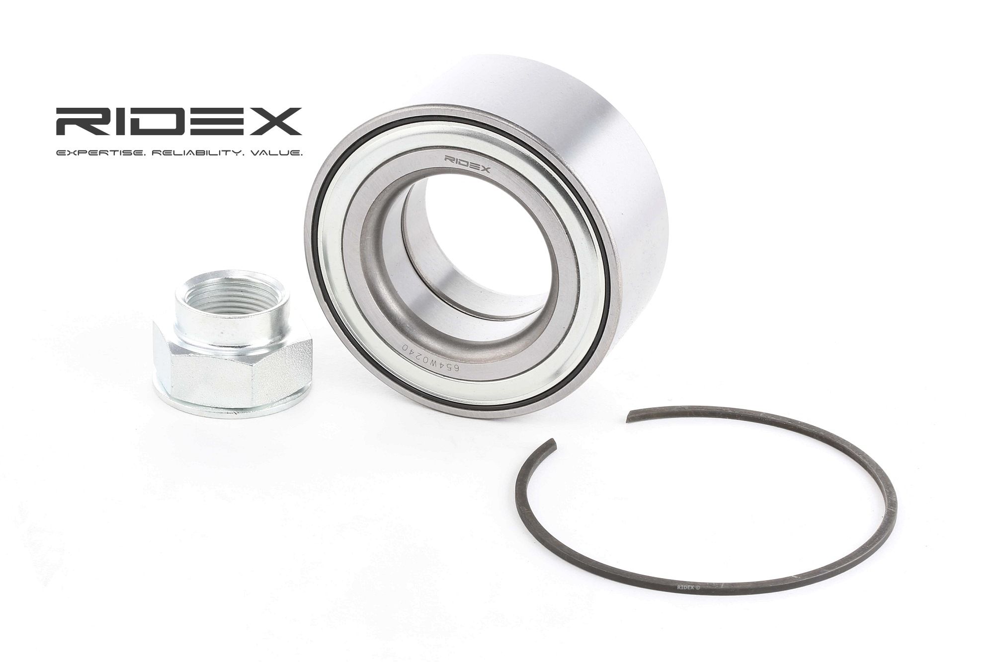 Kupite RIDEX Komplet kolesnega lezaja Št. izdelka: 654W0240 po nizki ceni 34,21 €