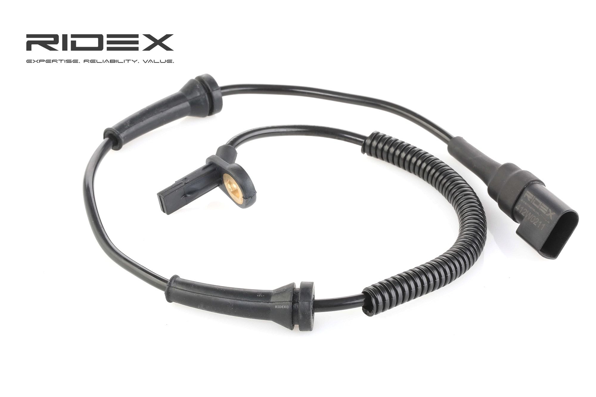Įsigykite RIDEX Jutiklis, rato greitis Prekės Nr.: 412W0211 už žemiausią 19,54 € kainą