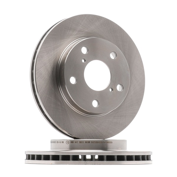 Serienmäßige Bremsscheibe TOYOTA 2.2 (SW21_) 136 PS Benzin 4351217040 von RIDEX im Web zu besten Konditionen