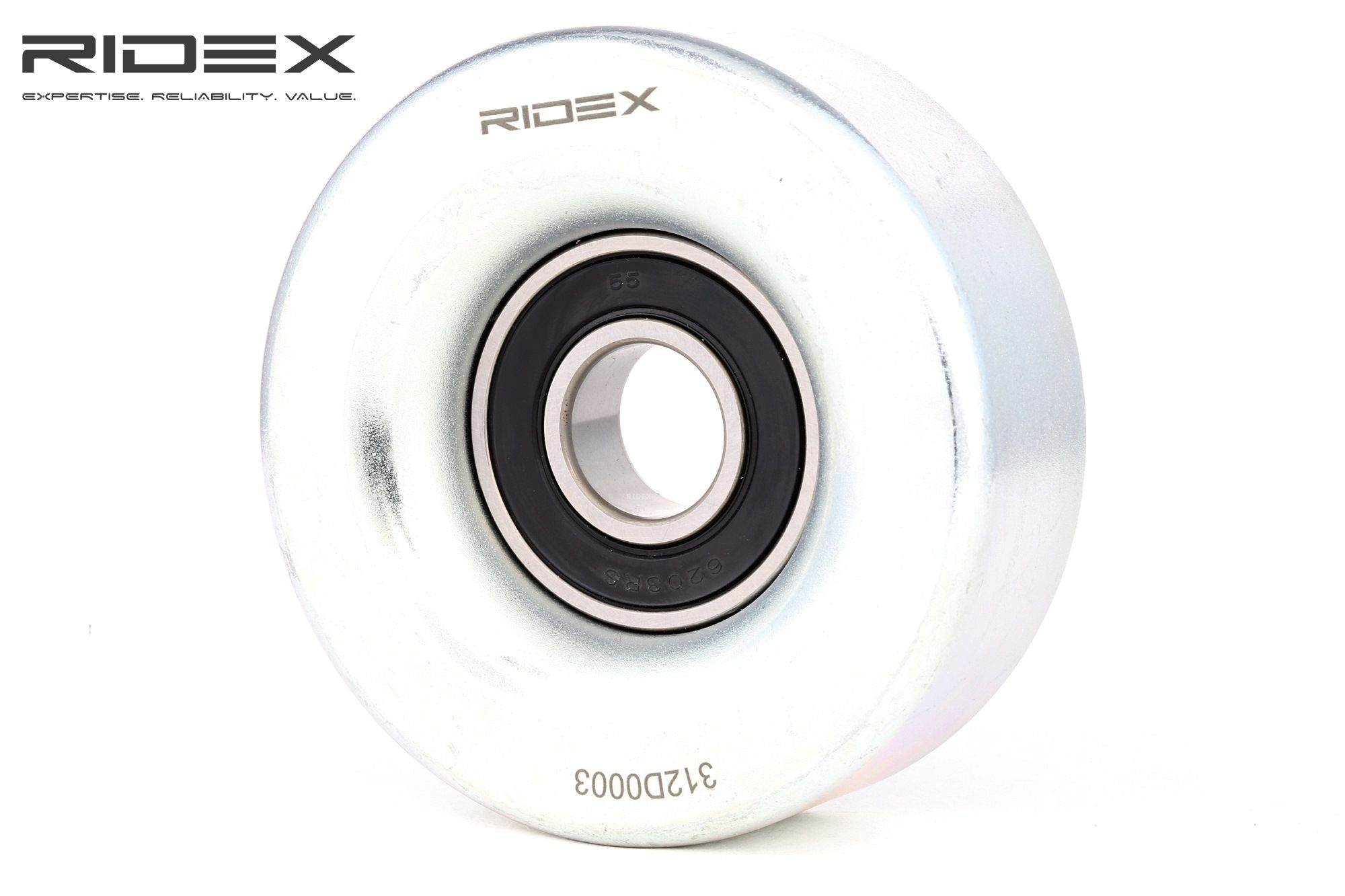 Köp RIDEX Styrrulle, drivrem Produktnummer: 312D0003 till det förmånliga priset av 257,69 kr