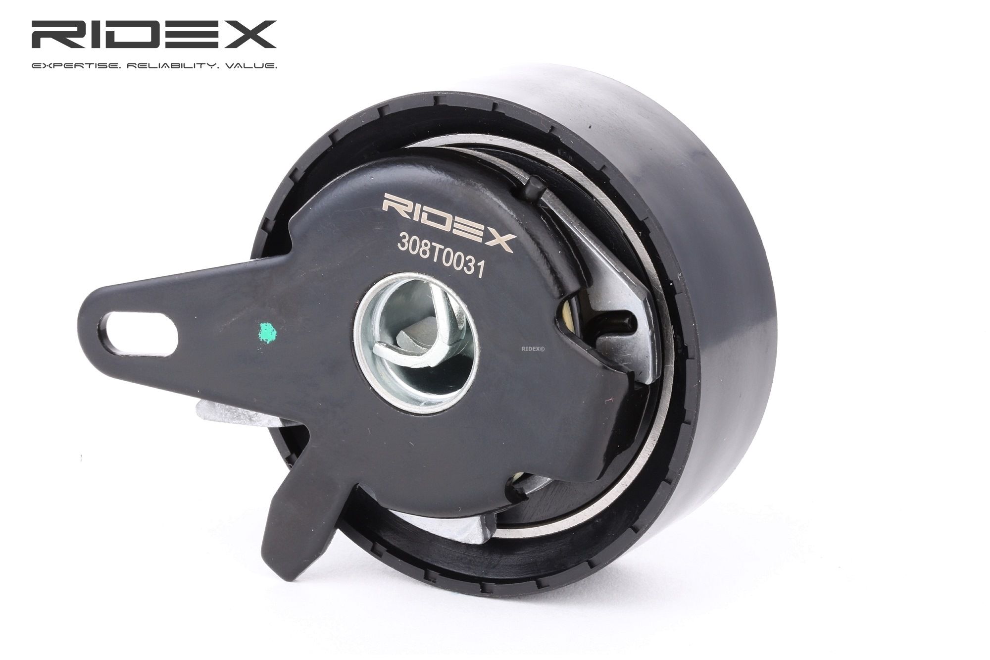 Įsigykite RIDEX Įtempiklio skriemulys, paskirstymo diržas Prekės Nr.: 308T0031 už žemiausią 31,48 € kainą