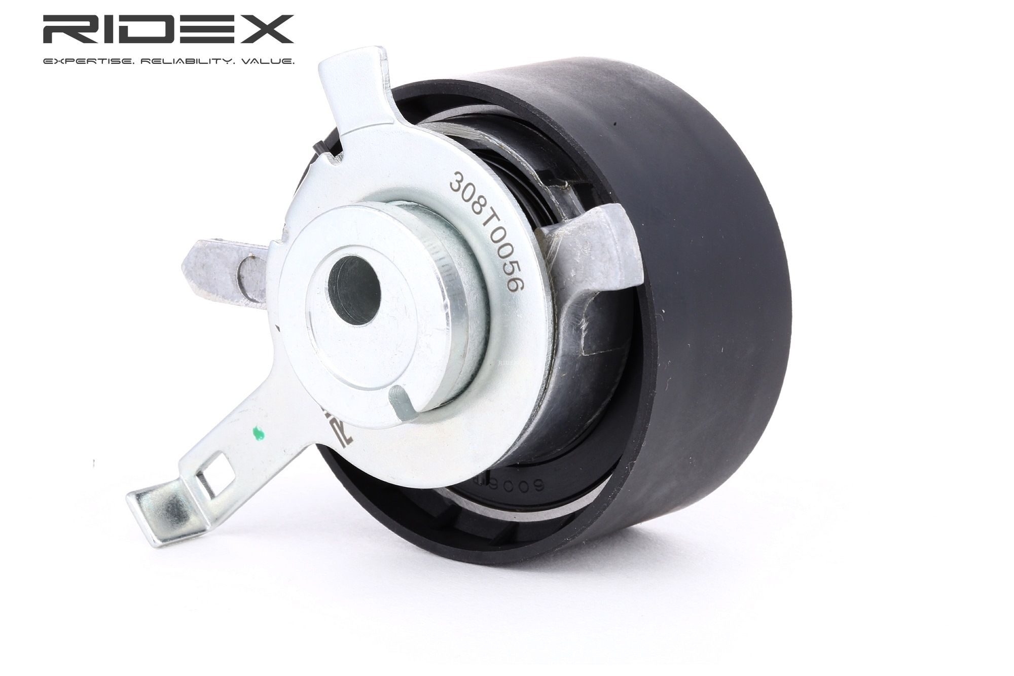 Įsigykite RIDEX Įtempiklio skriemulys, paskirstymo diržas Prekės Nr.: 308T0056 už žemiausią 18,29 € kainą