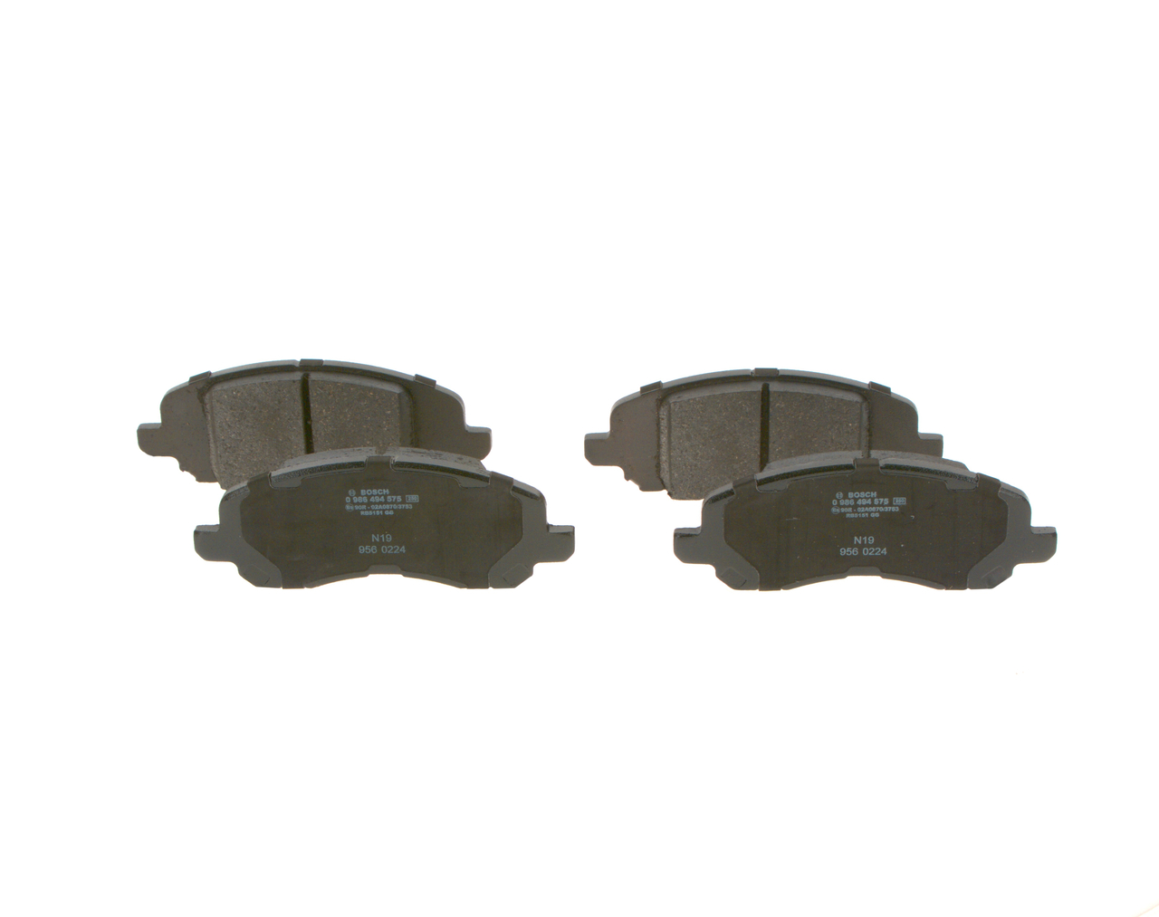 Įsigykite BOSCH Stabdžių kaladėlės Prekės Nr.: 0 986 494 575 už žemiausią 45,90 € kainą