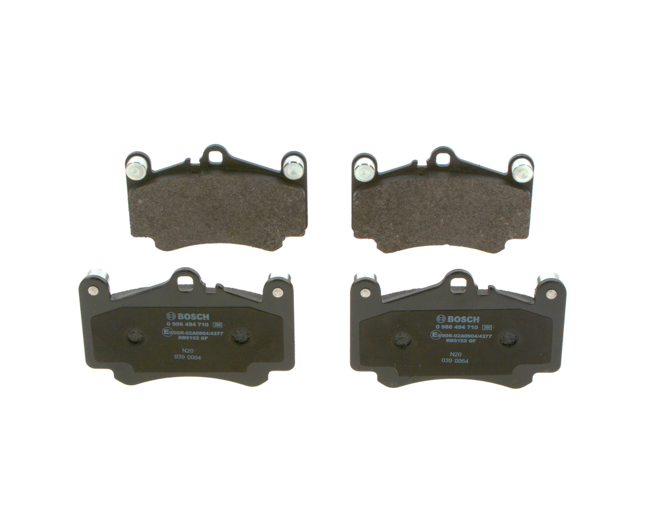 Köp billiga original Bromsbelägg 0 986 494 710 jämförbara med 99635194911 OEM nummer på nätet