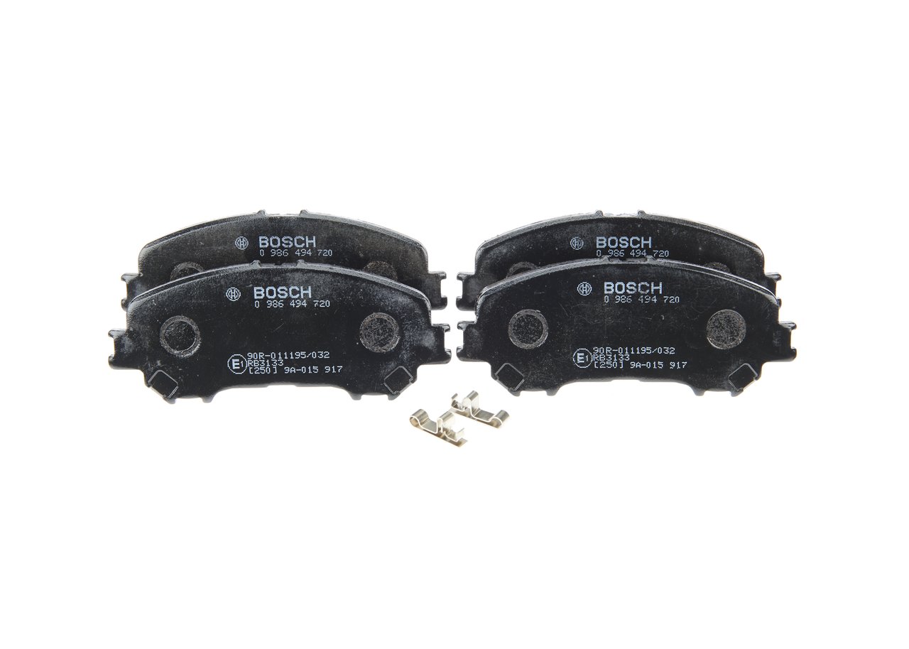 Įsigykite BOSCH Stabdžių kaladėlės Prekės Nr.: 0 986 494 720 už žemiausią 41,92 € kainą