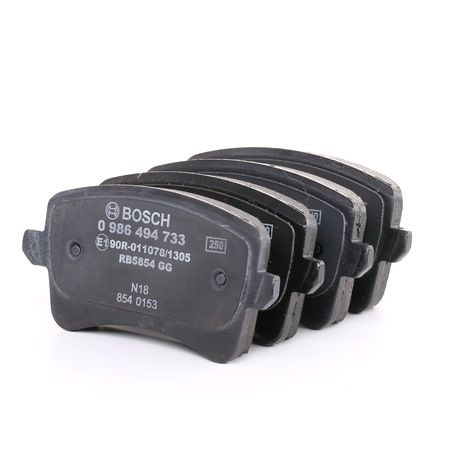 Köp billiga original Bromsbelägg 0 986 494 733 jämförbara med 8K0698451D OEM nummer på nätet