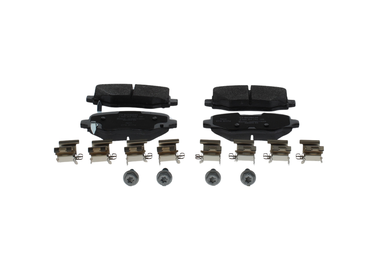 Ostke BOSCH Piduriklotsid Toode nr.: 0 986 494 745 madala hinnaga 50,31 €