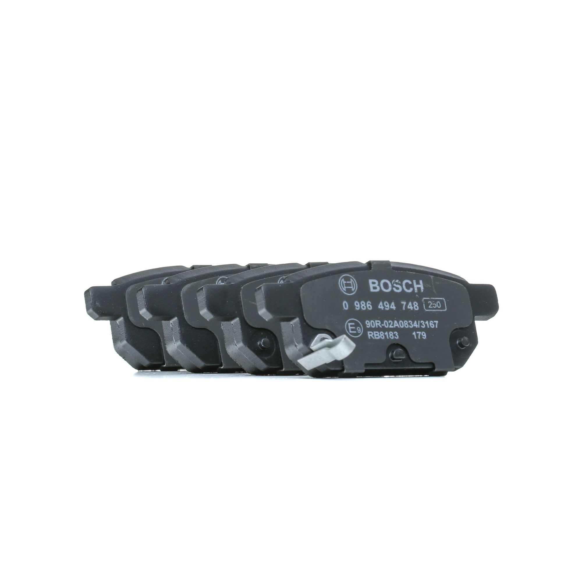 Įsigykite BOSCH Stabdžių kaladėlės Prekės Nr.: 0 986 494 748 už žemiausią 33,64 € kainą