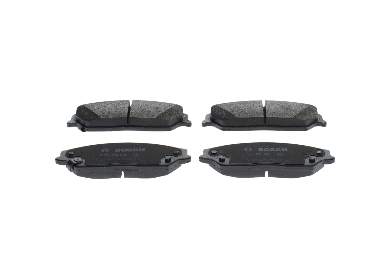 Įsigykite BOSCH Stabdžių kaladėlės Prekės Nr.: 0 986 495 149 už žemiausią 85,05 € kainą