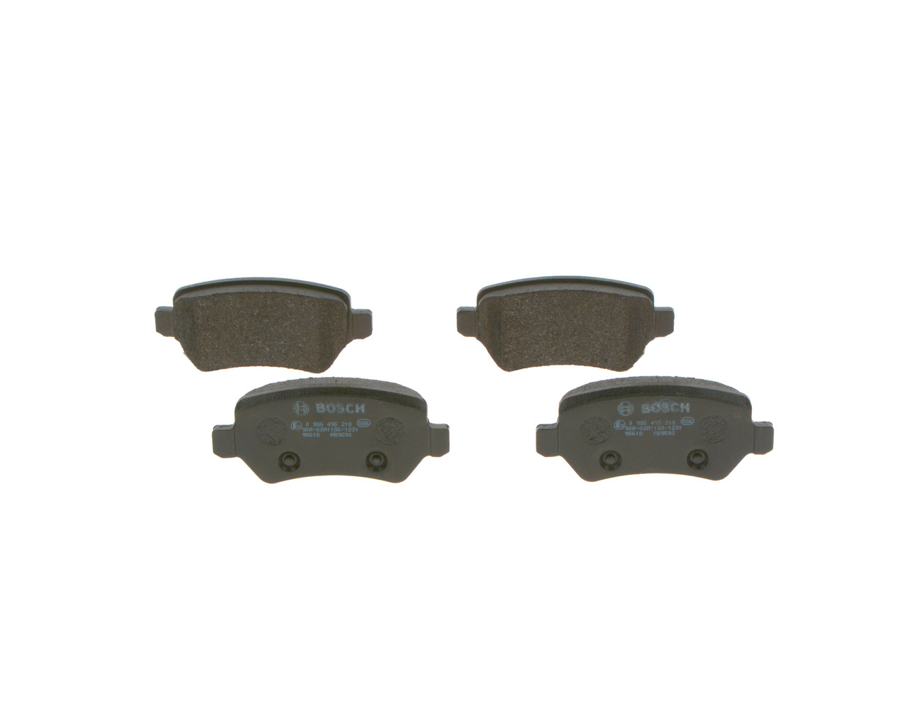 Įsigykite BOSCH Stabdžių kaladėlės Prekės Nr.: 0 986 495 218 už žemiausią 17,53 € kainą