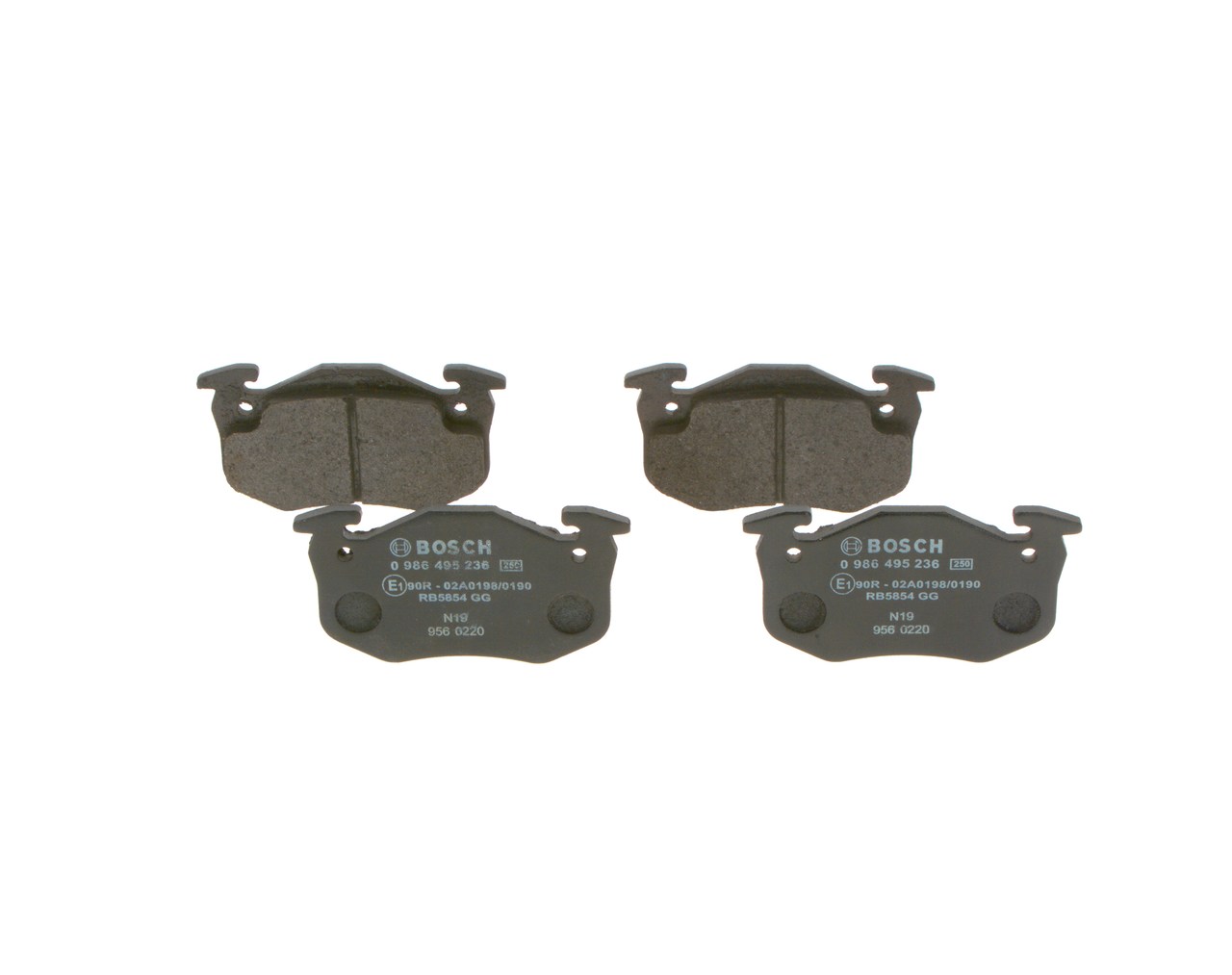 Ostke BOSCH Piduriklotsid Toode nr.: 0 986 495 236 madala hinnaga 12,41 €