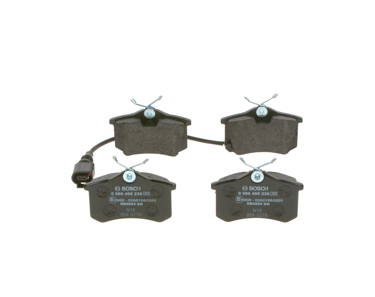 Įsigykite BOSCH Stabdžių kaladėlės Prekės Nr.: 0 986 495 239 už žemiausią 31,94 € kainą