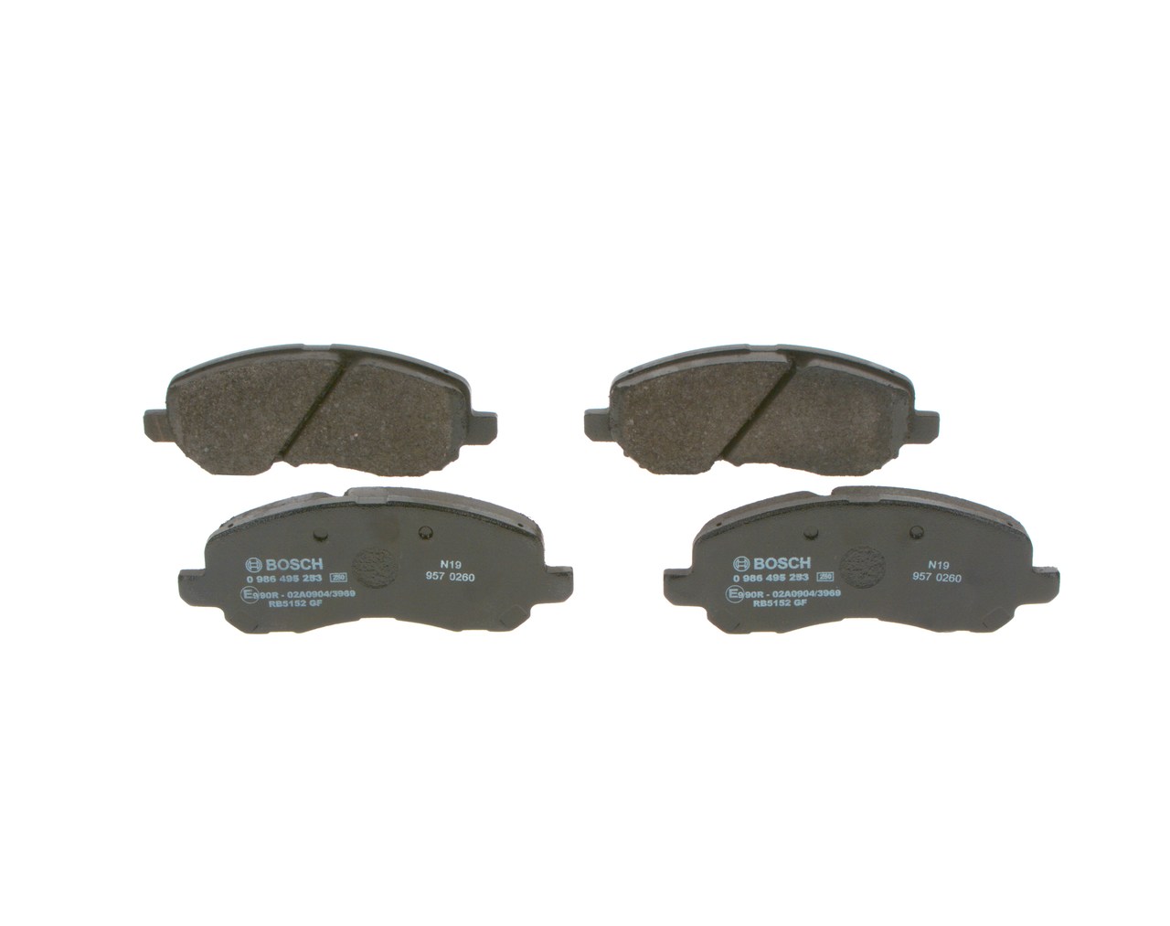 Ostke BOSCH Piduriklotsid Toode nr.: 0 986 495 253 madala hinnaga 34,34 €