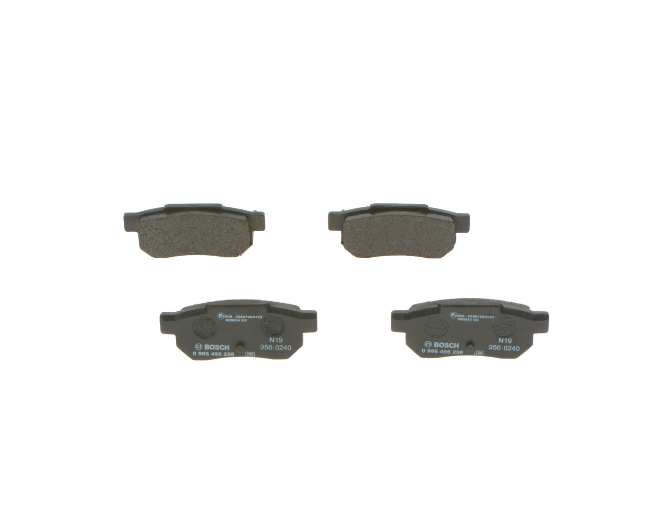 Ostke BOSCH Piduriklotsid Toode nr.: 0 986 495 256 madala hinnaga 19,78 €
